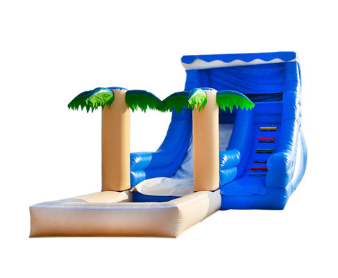Deslizador inflable vibrante y colorido para niños