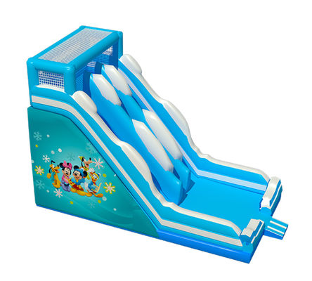 Pajaro tobogán inflable con tema de elefante para niños parque de diversiones