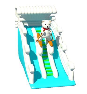 Pajaro tobogán inflable con tema de elefante para niños parque de diversiones