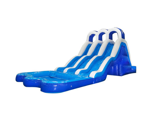 Deslizador inflable vibrante y colorido para niños