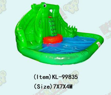 Parque de diversiones para niños girafa hinchable tobogán de animales para alquilar