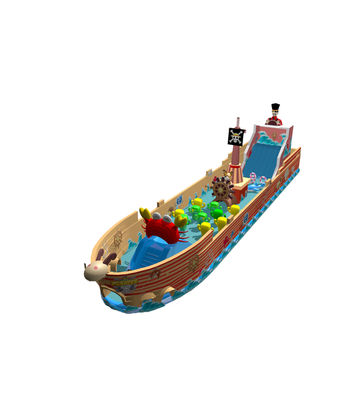 Parque de diversiones para niños Nave pirata inflable Parque de juegos para niños