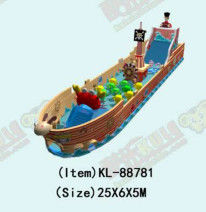 Parque de diversiones para niños Nave pirata inflable Parque de juegos para niños