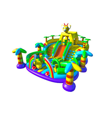IP personalizado Colorido Parque de diversiones para niños Deslizador inflable