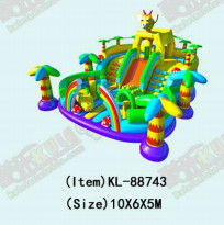IP personalizado Colorido Parque de diversiones para niños Deslizador inflable