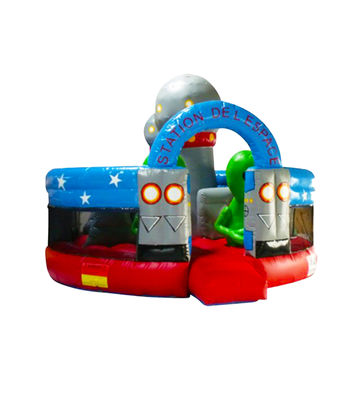 Alienígena - Estación espacial llena área de juego inflable personalizada inflable