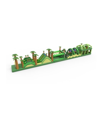 Jungla Tropical - Juego Inflable Estilo Área de Juego para Niños