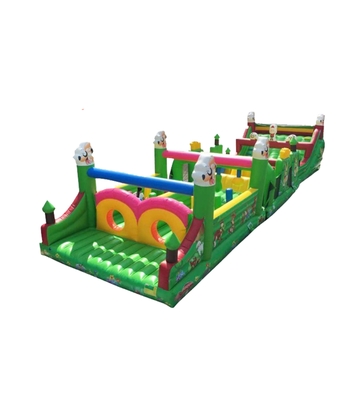 Diversión Inflable para Niños: Pista de Obstáculos Esencial para el Juego