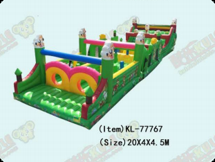 Diversión Inflable para Niños: Pista de Obstáculos Esencial para el Juego
