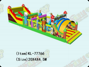 Angry Birds - Parque de diversiones inflable inspirado para niños, aventura vibrante