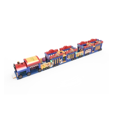 Tren de juguete de fantasía: Encendiendo los sueños juguetones de los niños con colores brillantes