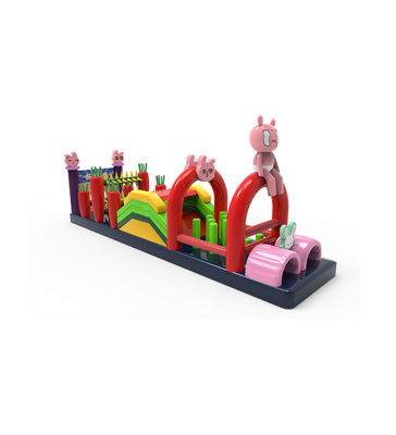 Conejo lindo - juego de juegos de niños con estilo personaje de dibujos animados basado en el obstáculo de juego