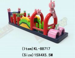 Conejo lindo - juego de juegos de niños con estilo personaje de dibujos animados basado en el obstáculo de juego