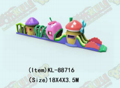 Juego Infantil con Forma de Fruta - Estructura de Juego de Frutas de Dibujos Animados Coloridas