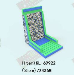 Attractive Inflatable Rock Climbing Wall for Thrilling Play Fun Outdoor Times