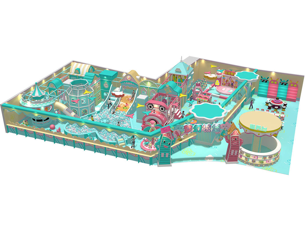 Temática de los sueños luz niños zona de juego interior suave colorido parque infantil