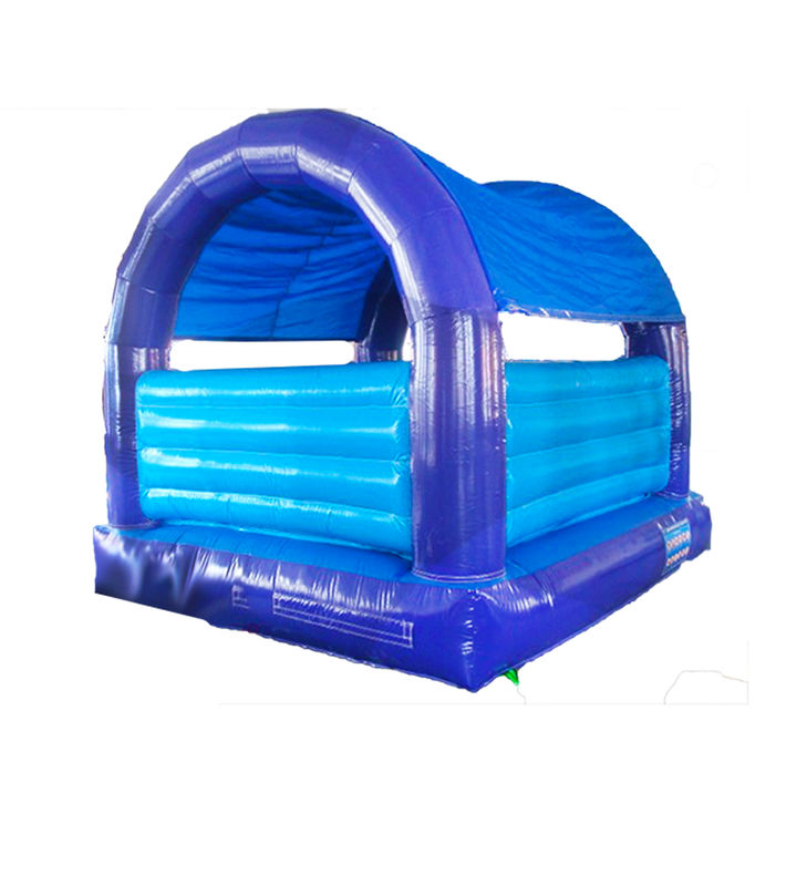 Castillo de salto de color azul inflables para niños