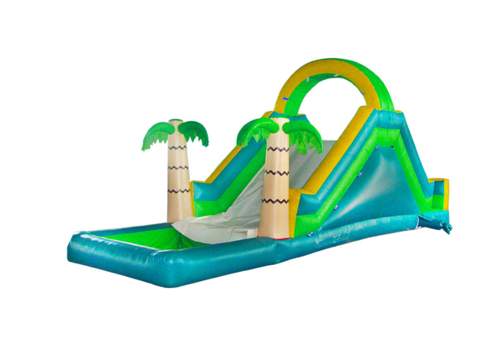 Deslizador inflable vibrante y colorido para niños