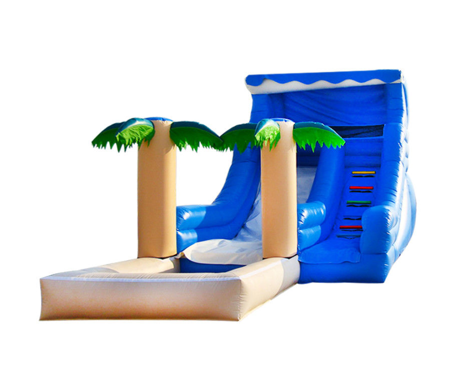 Deslizador inflable vibrante y colorido para niños