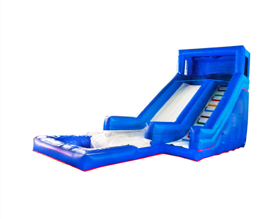 Deslizador inflable vibrante y colorido para niños
