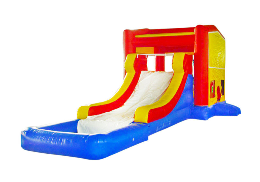 Deslizador inflable vibrante y colorido para niños