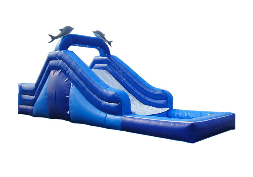 Deslizador inflable vibrante y colorido para niños