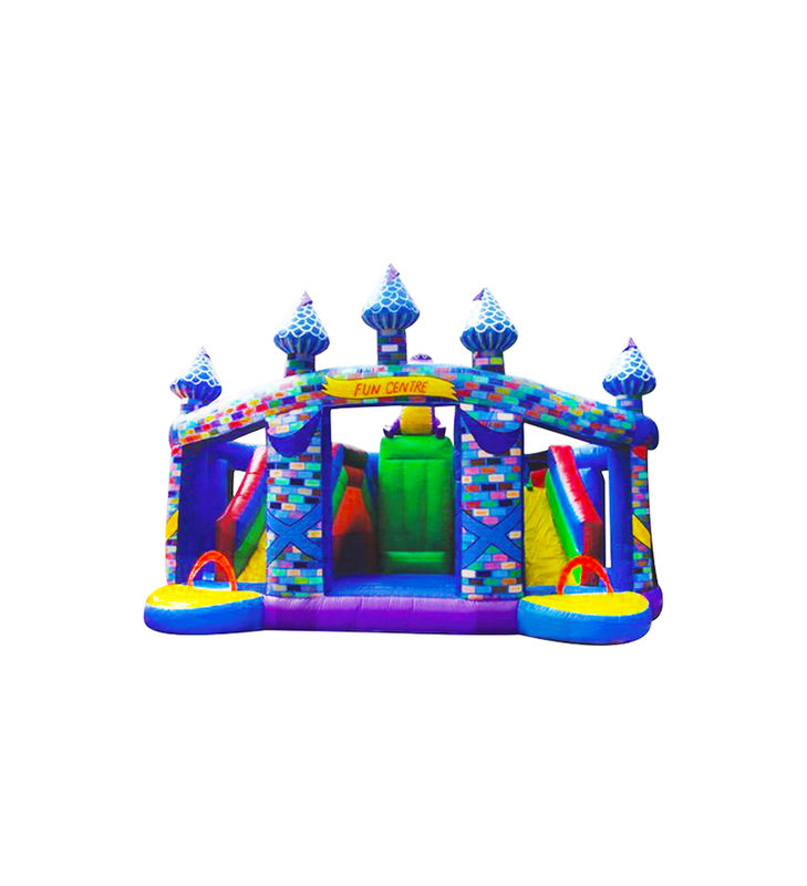 IP personalizado Colorido Parque de diversiones para niños Deslizador inflable
