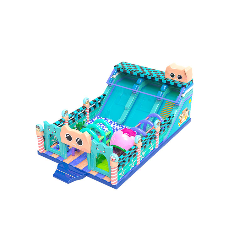 IP personalizado Colorido Parque de diversiones para niños Deslizador inflable
