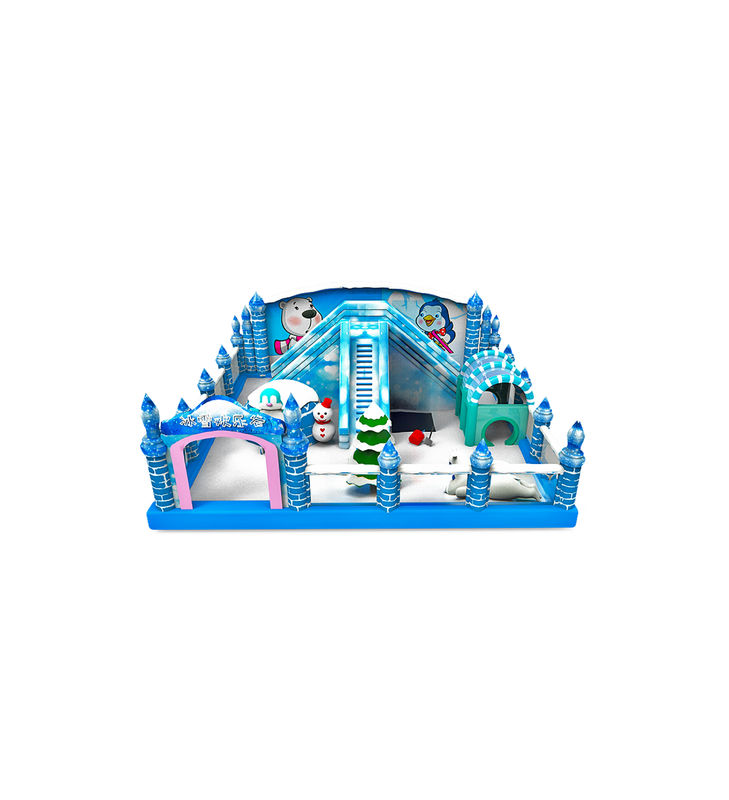 IP personalizado Colorido Parque de diversiones para niños Deslizador inflable