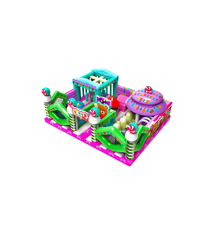 IP personalizado Colorido Parque de diversiones para niños Deslizador inflable