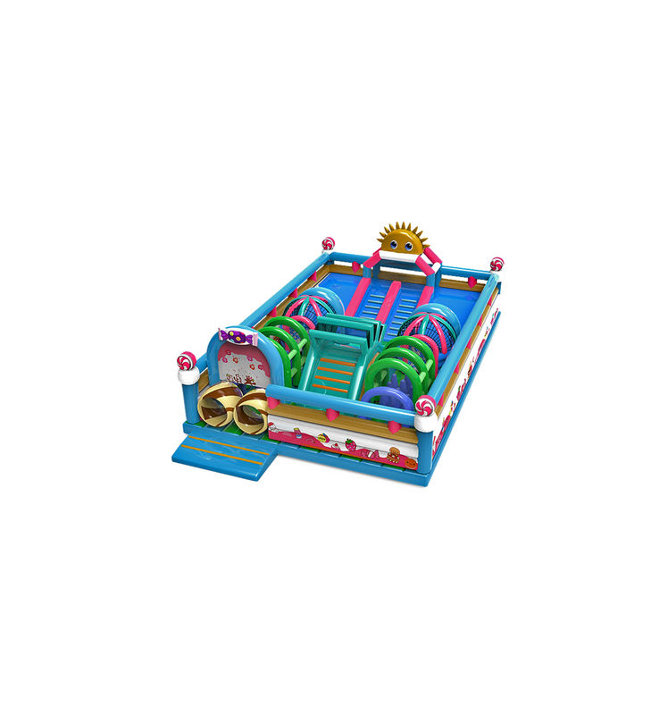 IP personalizado Colorido Parque de diversiones para niños Deslizador inflable