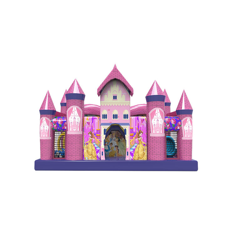 Personalizado 10*8*6m Colorido Parque de diversiones para niños Deslizador inflable