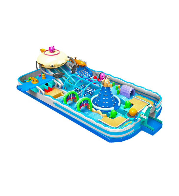 IP personalizado Colorido Parque de diversiones para niños Deslizador inflable