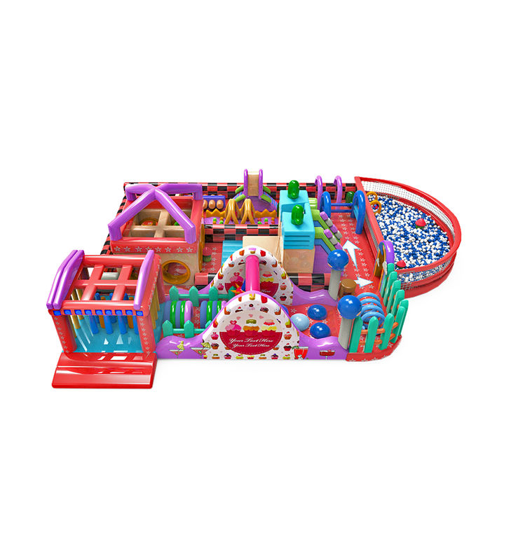 IP personalizado Colorido Parque de diversiones para niños Deslizador inflable