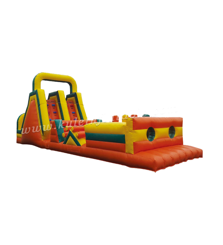 Naranja - Inflable Tonificado: Aventura de Obstáculos Viaje Reino Colorido