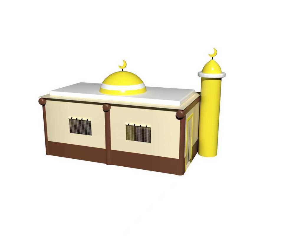 Religión Jugar de habitación de aire inflada tienda de campaña al aire libre para musulmanes