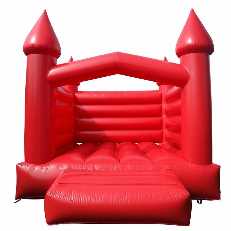 Portable Lightweight Foldable Red Inflatable Bouncy Castle Suitable for Event Rentals Outdoor Parties and Children Play Areas
