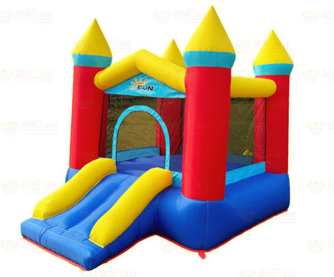 Polyester Oxford tobogán inflable y trampolín para niños diversión y ejercicio combinado